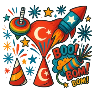 Yerli üretim piroteknik ürünler görseli